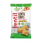 Vital lencse chips pizza 65g 