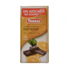 Torras gluténmentes, cukormentes étcsokoládé - narancs 75g 