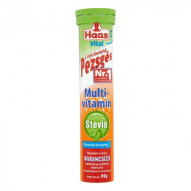 Haas pezsgőtabletta stevia multivitamin 20db