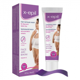 X-Epil szőrtelenítő krém arcra és bikini vonalra 40ml