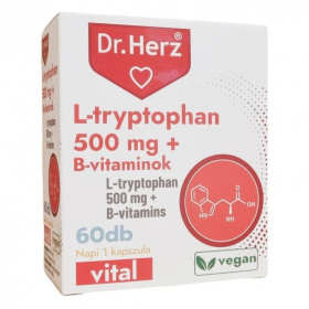 Dr. Herz L-tryptophan 500mg+B-vitaminok kapszula 60db