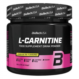 BioTechUSA L-Carnitine flavoured drink powder (citromos ice tea) italpor 150g