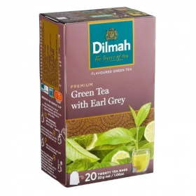 Dilmah zöld tea earl grey 20db