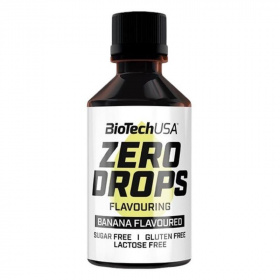 BioTechUSA Zero Drops (banán) ízesítőcsepp 50ml