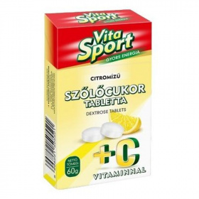 Vitasport szőlőcukor (citrom ízű, dobozos) 60g