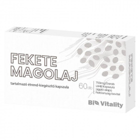 Bio Vitality Fekete magolaj kapszula 60db