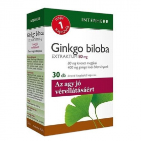 Interherb Napi 1 Ginkgo biloba extraktum 80mg 30db