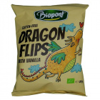 Biopont bio dragon flips kukorica snack (valódi vaníliával) 25g 