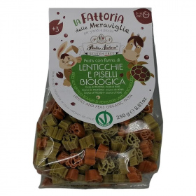 Pasta Natura BIO Lencse-borsó tészta - Állatkás 250g