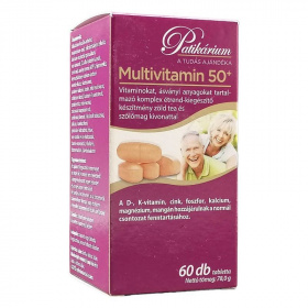 Patikárium multivitamin 50+ tabletta 60db