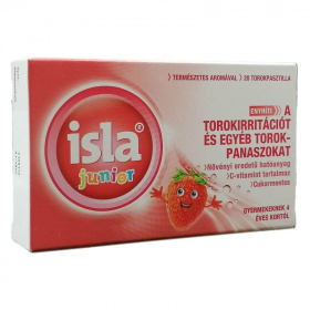 Isla Junior torokpasztilla 20db