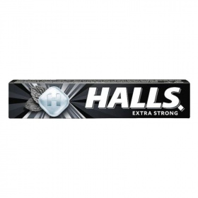 Halls extra strong cukor 33,5g