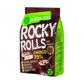 Rocky Rolls puffasztott rizs korong étcsoki bevonatban 70g