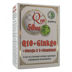 Dr. Chen Q10 Ginkgo Omega-3 kapszula E-vitaminnal 30db