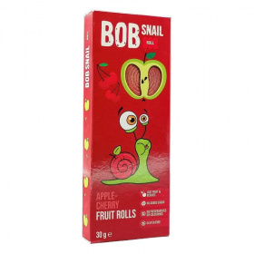 Bob Snail gyümölcstekercs (alma-meggy) 30g