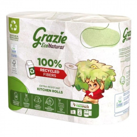 Grazie Natural Lucart tekercses kéztörlő papír 2db