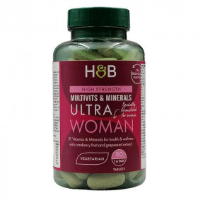 H&B Ultra Woman-Női Multivitamin tabletta 90 db