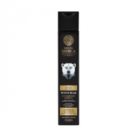 Natura Siberica for Real Men Only White Bear frissítő tusfürdő férfiaknak 250ml