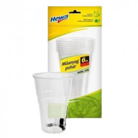 Hewa green life pohár (250ml-es) 6db