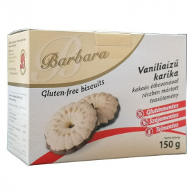 Barbara gluténmentes vaníliás karika 180g