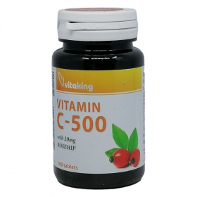 Vitaking Vitamin C-500 csipkebogyó tabletta 100db