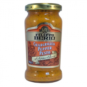 Filippo Berio Chargrilled Pepper Pesto fűszerszósz faszénen grillezett paprikával 190g