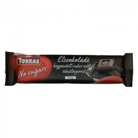 Torras gluténmentes étcsokoládé (hozzáadott cukor nélkül) 30g