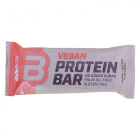 BioTechUSA Vegan Protein Bar - mogyoróvaj 50g