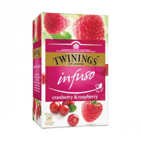 Twinings vörösáfonya és málna herbatea bodzavirággal 40g