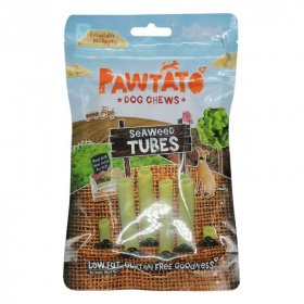 Pawtato Tubes vegán jutalomfalat (tengeri alga) 90g