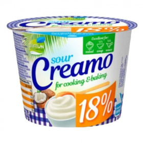 Planton sour creamo 18% kókuszos krém 180g