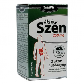 JutaVit aktív szén 250mg tabletta 50db