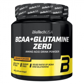 BioTechUSA BCAA+Glutamine Zero (narancs) 480g