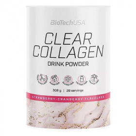 BioTechUSA Clear Collagen eper vörösáfonya (eper-vörösáfonya) 308g