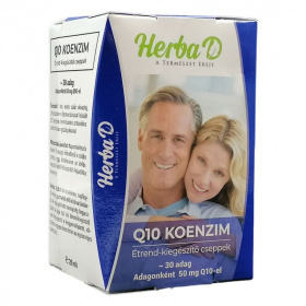 Herba-D Q10 koenzim étrend-kiegészítő cseppek 20ml