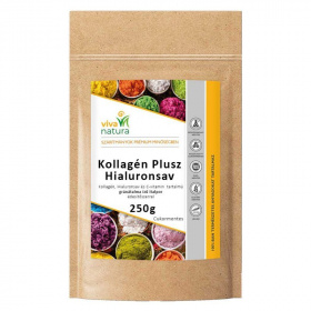 Viva Natura Kollagén+Hialuronsav italpor gránátalma 250g