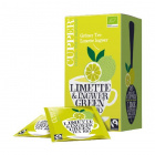 Cupper bio lime&ginger lime-gyömbér zöld tea (20x1,75g) 20db 