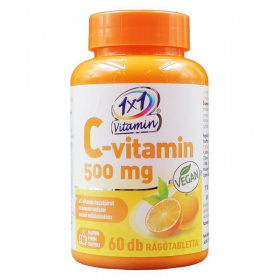 1x1 VitaDay C-vitamin 500mg rágótabletta 60db