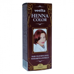 Venita Henna Color színező hajbalzsam NR. 12 - meggyvörös 75ml