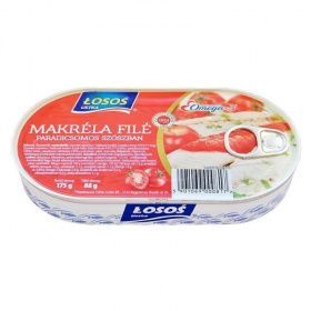 Losos makrélafilé paradicsomszószban 175g