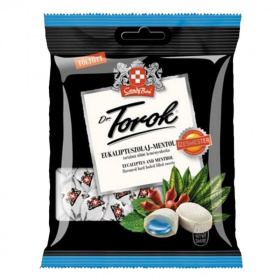 Dr. Torok eukaliptuszos-mentolos töltött cukorka 75g