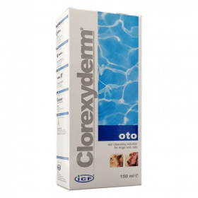 Clorexyderm Oto fülmosó oldat kutyák és macskák részére 150ml