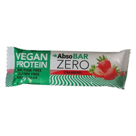 AbsoBAR zero vegán proteinszelet - eper 40g