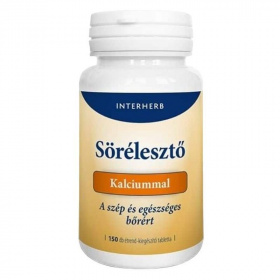 Interherb sörélesztő kalciummal 150db