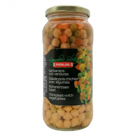 Penelas főtt csicseriborsó (zöldségekkel) 540g