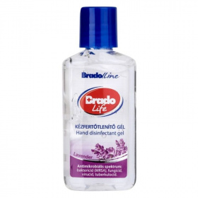 BradoLife kézfertőtlenítő gél - levendula 50ml