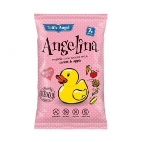 Little Angel Angelina bio kukoricás snack 4x15g