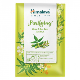 Himalaya textilmaszk arctisztító (nim növénnyel és teafával) 30ml