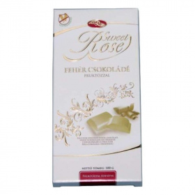 Microse sweet rose fehér csokoládé 100g