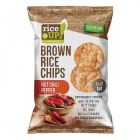 RiceUp! barna rizs chips - csípős chili 60g 